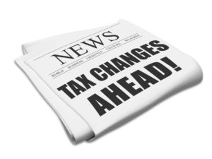 Tax changes newspaper