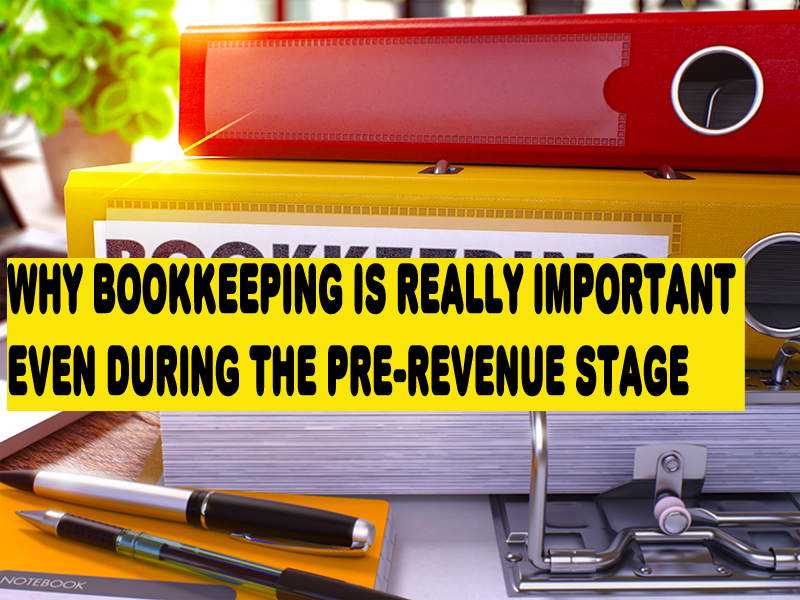 Why Bookkeeping Is Really Important Even During The Pre-Revenue Stage